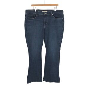 Levis Classic Bootcut Jeans Womens Size 18 Medium Wash Denim Mid Rise Pant 38x28